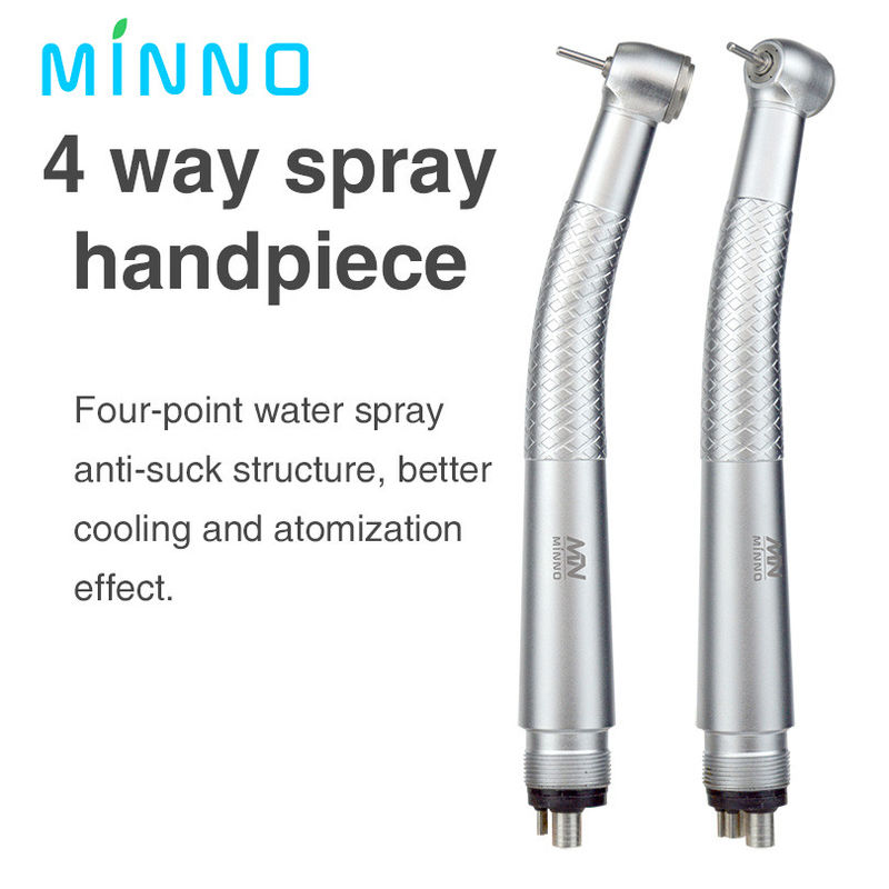 0.25-0.3Mpa tandheelkundige handstuk met hoge snelheid Led handstuk geïntegreerde E-generator