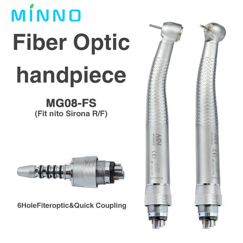 ISO tandheelkundige handstuk met hoge snelheid 0.25Mpa-0.3Mpa E-generator Led handstuk