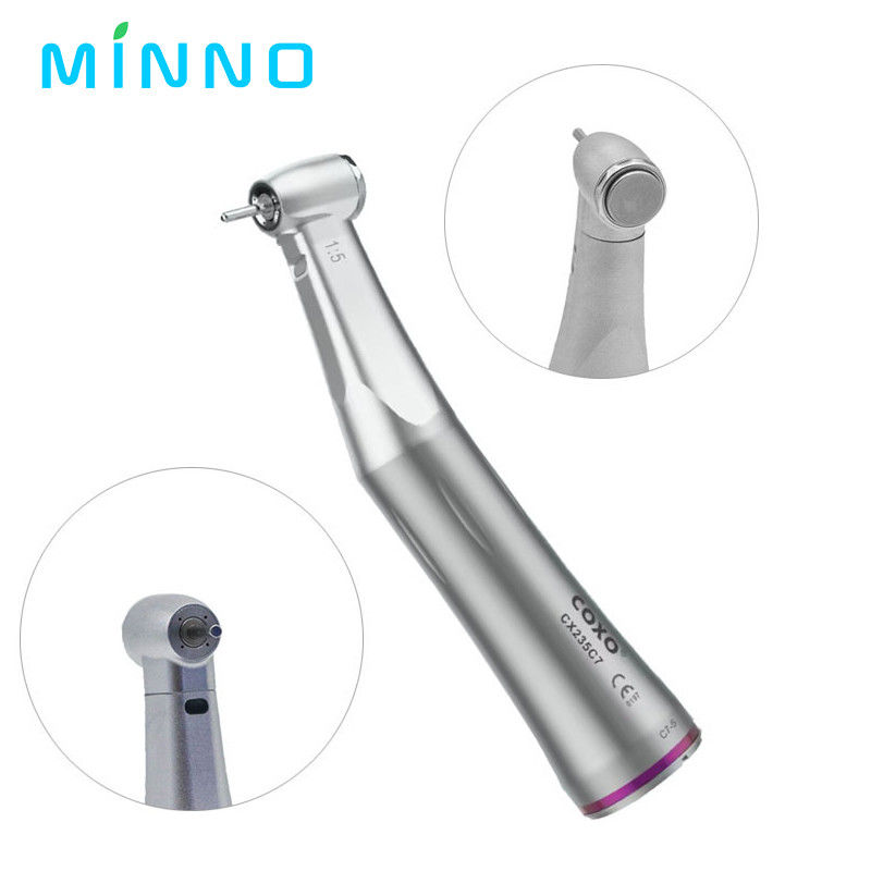 COXO 1:5 Verhoogende lage snelheid tandheelkundig handstuk tegenhoek LED glasvezel handstuk
