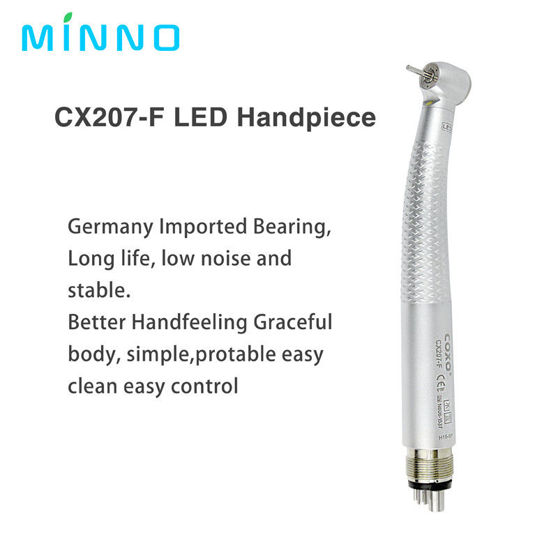 300000rpm Coxo High Speed Handpiece 4 Hole LED tandheelkundige handpiece met 3 Way Spray