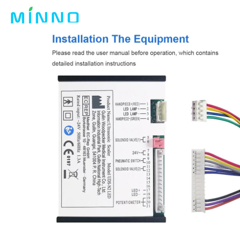 0.01MPa tot 0,5MPa LED Ultrasone Tandheelkundige Scaler Machine