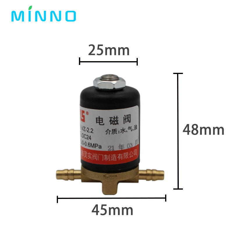Dental Unit Solenoïde Valve DC/AC 24V 0-0.6MPa Dental Chair Elektromagnetische Valve