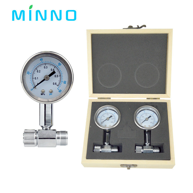 Tandturbine-manometer voor handstuk met hoge en lage snelheid