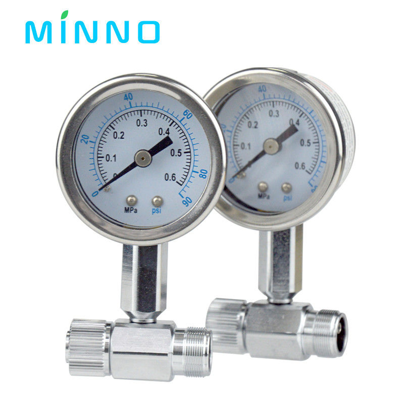 Tandturbine-manometer voor handstuk met hoge en lage snelheid
