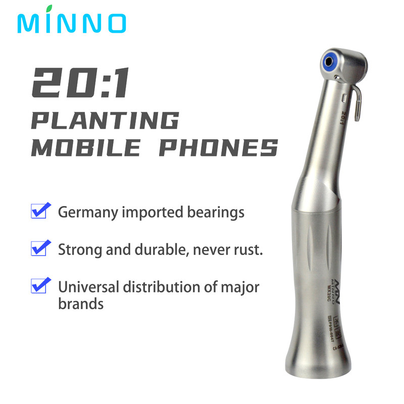 CA-520-2 Chirurgisch handstuk 20/1 Implantatie tegenhoek Buiten water sproeien Nege snelheid handstuk zonder LED-kleuren