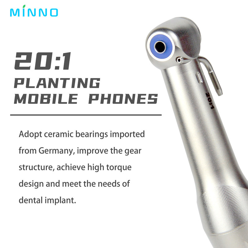 CA-520-2 Chirurgisch handstuk 20/1 Implantatie tegenhoek Buiten water sproeien Nege snelheid handstuk zonder LED-kleuren