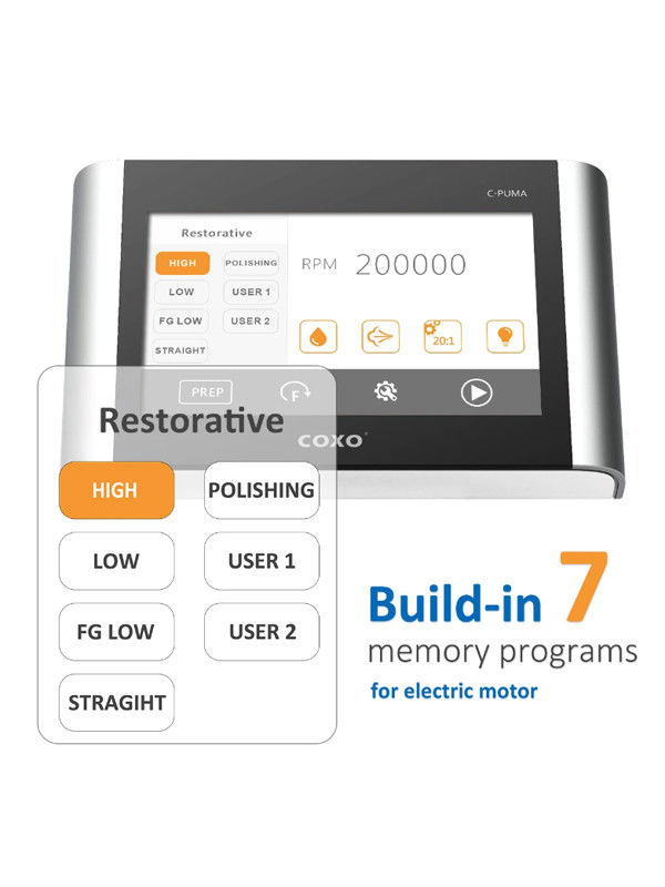 COXO C tandheelkundige elektromotor & Endo motor 2 in 1 minimaal invasieve reparatie tandheelkundige apparatuur met 1:5 & 6:1 Contr