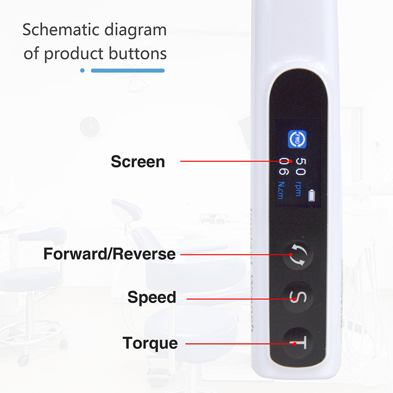 Dental Cordless 360° Rotating Mini Torque Wrench van BetterWay Motor X voor Endodontische Implantaten