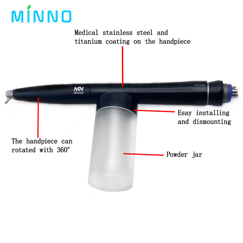 Dental aluminium oxide microblaster luchtpoetser Dental aluminium pistool lucht slijtagepoetser 2/4 gat tandheelkundige behandeling ook