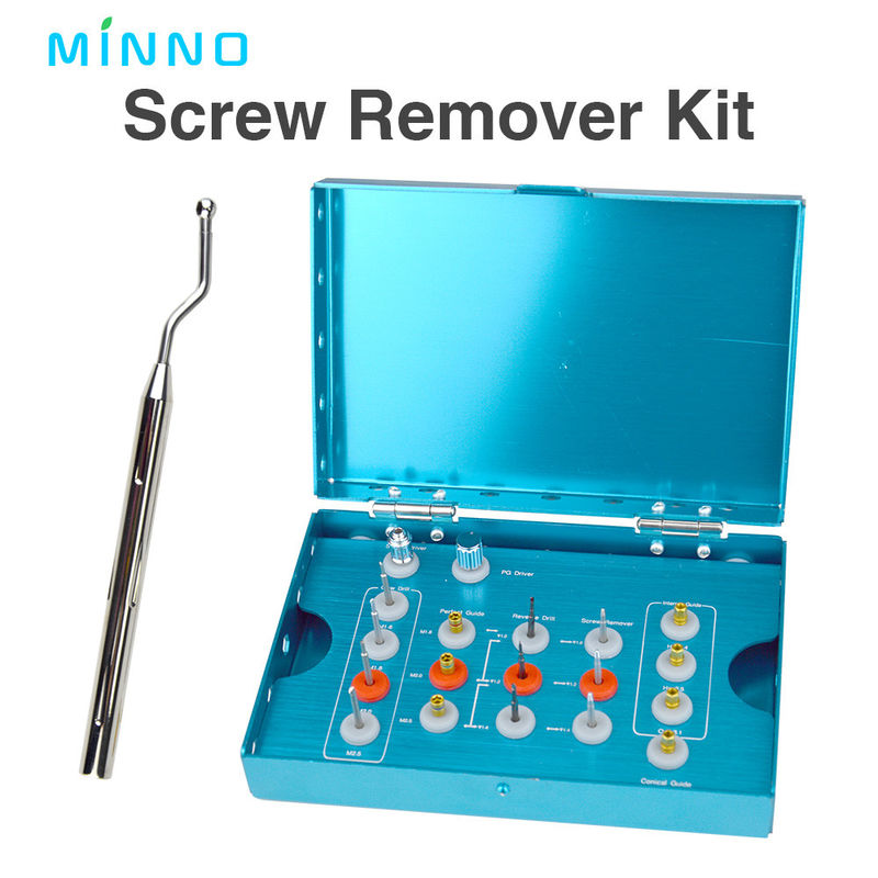 Schroefverwijder Kit,Tandheelkundig implantaat schroefverwijder gereedschap,Tandheelkundig medisch apparaat,Tandheelkundig implantaat noodgereedschap boor