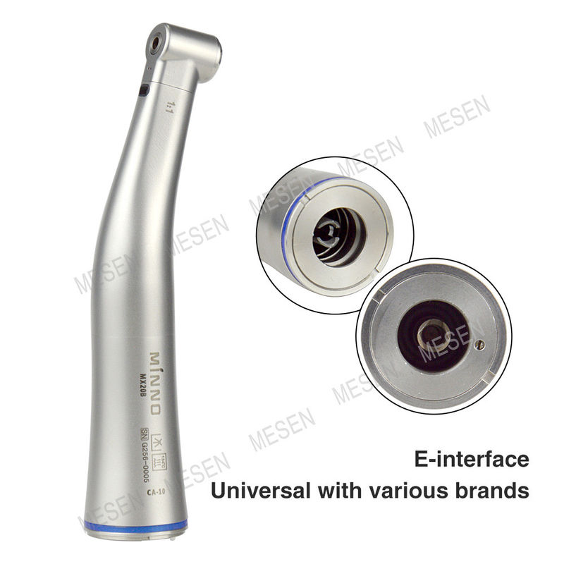 1/ 1 Inner Channel Low Speed Handpiece 4 Holes Low Speed LED Tandheelkundige Handpiece