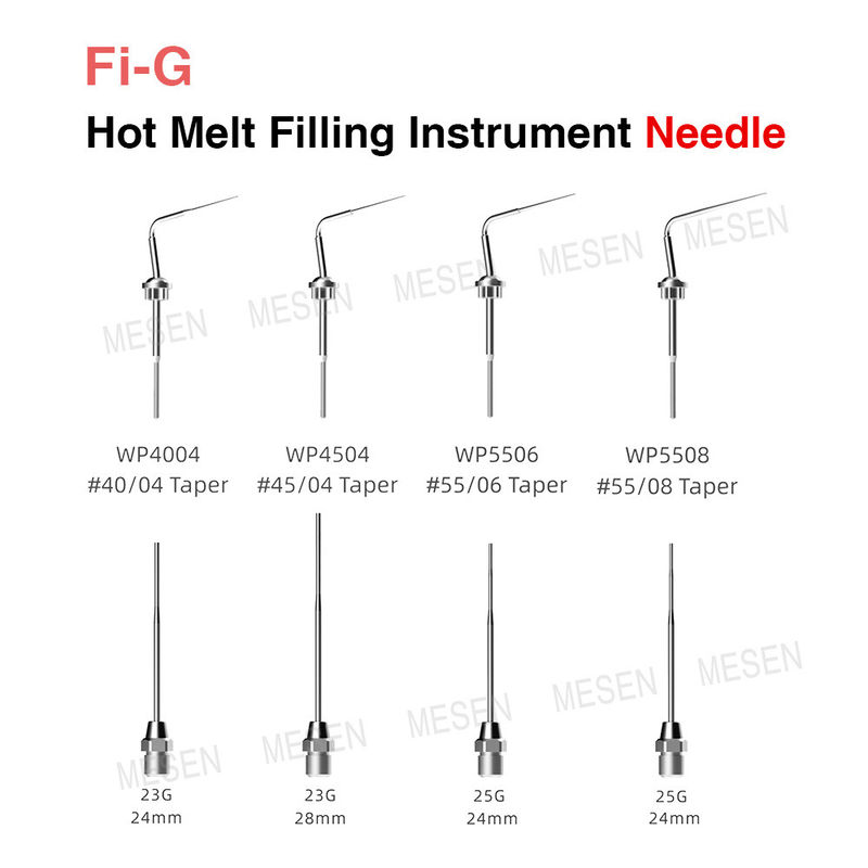 Fi-G Hot Melt Vulinstrument Naald Voorkom gutta-percha-lekkage 360 draaibare naald 4 naalden zijn opties