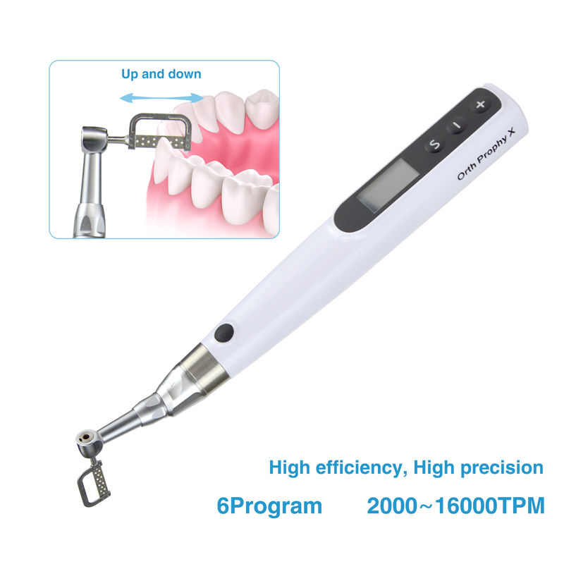 Tandheelkundige elektrische draadloze lPRS-systeem Orthodontische motor Tandheelkundige elektrische draadloze IPR-systeem Orthodontische & Polijst 2-in-1 Motor Type-C Charging Port